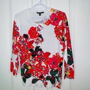 Floral cardigan